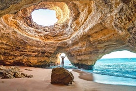 From Portimão: Benagil Sea Caves Boat Tour at Sunrise