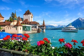 Billet journalier sur le lac de Thoune et le lac de Brienz pour les croisières en bateau sur le lac