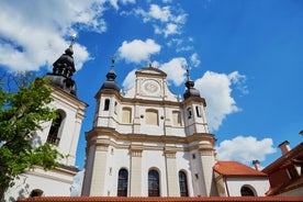 Aerial view of Vilnius old city.