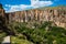 photo of beautiful Ihlara Valley with clear sky in Cappadocia, Turkey.