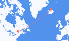 Flights from Montreal to Akureyri