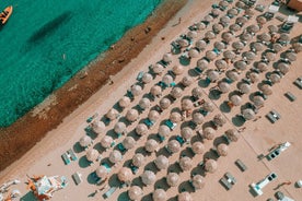 Super Paradise Beach Mykonos Seaside Sunbed (2nd row)