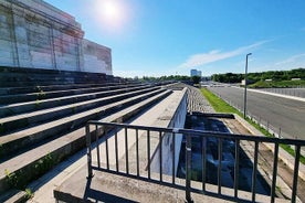 Digital scavenger hunt around the stone grandstand and the Zeppelin field in Nuremberg