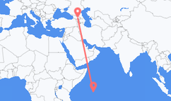 Flights from Mahé to Tbilisi