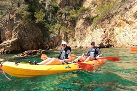 Costa Brava: kajak, snorkelen, foto's, lunch en strand vanuit Barcelona