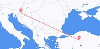 Flights from Turkey to Croatia