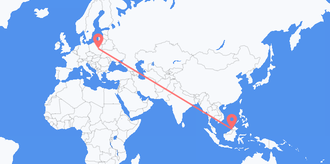 Flights from Brunei to Poland