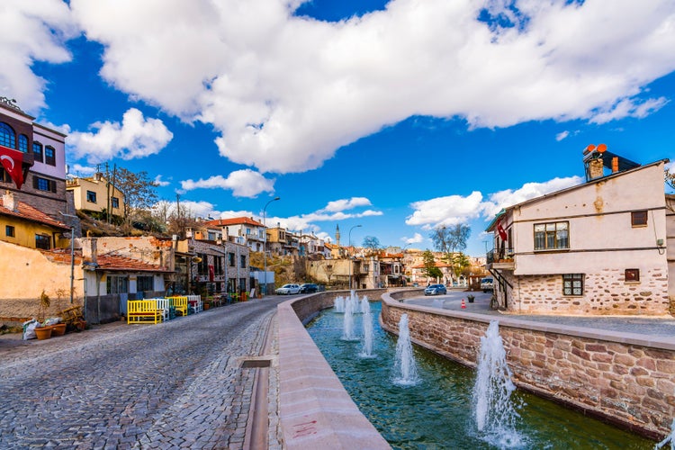 Photo of Sille Village view in Konya, Turkey.