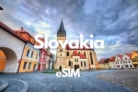 Košice Data eSIM 0,5 GB dagligt til 50 GB 30 dage