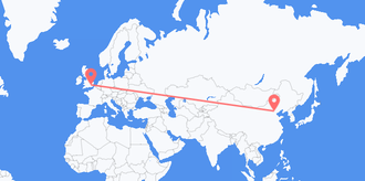 Flights from China to the United Kingdom