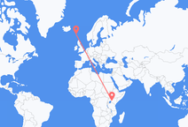 Flyrejser fra Eldoret til Sørvágur