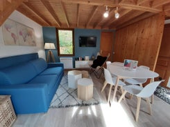 Chalet calme et cosy entre terre et mer