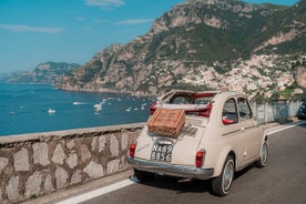 Einkaferð um Positano eftir Vintage Fiat 500