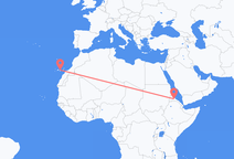 Asmara to Las Palmas