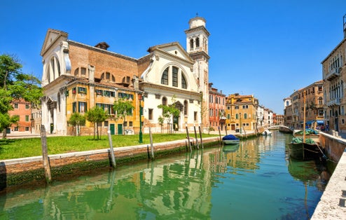Squero di San Trovaso. Workshop for making gondolas, Venice, Italy
