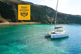 Croisière en voilier à Santorin à destination de la plage rouge et d’Akrotini