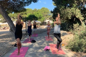 Expérience de yoga en plein air et de travaux respiratoires à Ibiza