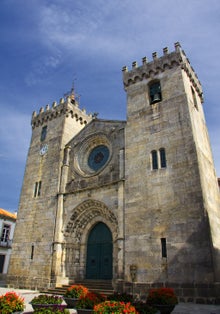 Viana do Castelo Cathedral Roman-gothic styl, in the north of Portugal