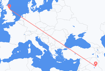 Flyrejser fra Baghdad til Newcastle upon Tyne