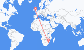 Flights from Mozambique to Wales