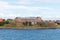 photo of morning view of Varberg fortress in Varberg in Sweden.