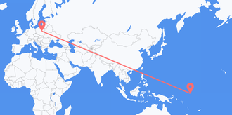 Flights from Kiribati to Poland