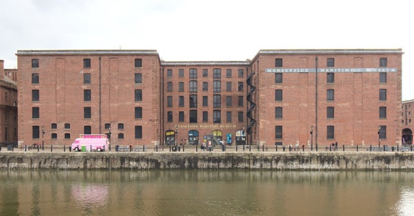 Photo of the Merseyside Maritime Museum in Liverpool ,England.
