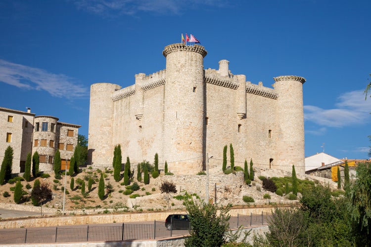 castle of Torija at Guadalajara in Castilla Spain