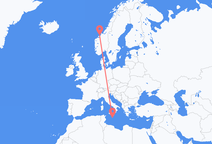 เที่ยวบินจาก Kristiansund ไปยัง Malta