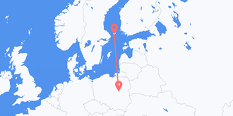 Islas Åland a Polonia