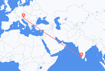 Flights from Kochi to Ljubljana