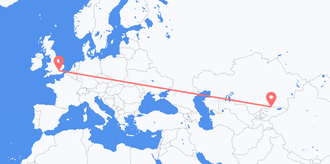 Flights from Kyrgyzstan to the United Kingdom