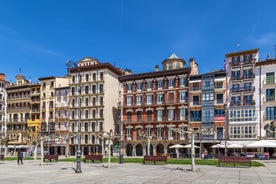 Photo of panoramic aerial view of San Sebastian (Donostia) on a beautiful summer day, Spain.