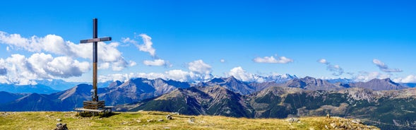 photo of the Reinswald Sattele in Italy.