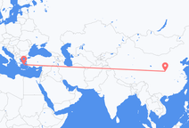 西安からミコノス島行きのフライト