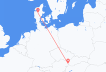 Flyreiser fra Bratislava, Slovakia til Karup, Danmark