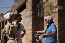 Rondleiding door Pompeii en paardrijden op de Vesuvius met wijnproeverij