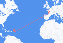 Antigua to Bordeaux