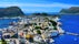 Photo of aerial view of the city of Alesund , Norway.