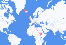 Flights from Juba to Reykjavík