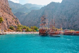 Fethiye Oludeniz båttur med sommerfugldalen og seks øyer