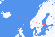 Vols d’Egilsstaðir, Islande pour Mariehamn, îles Åland