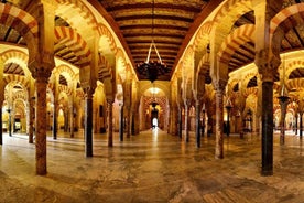 Córdoba og Carmona með Mezquita, Synagoge og Patios frá Sevilla