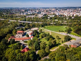 View on the old town of Brno, Czech Republic.