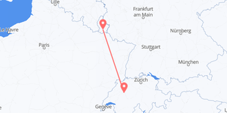 Switzerland to Luxembourg