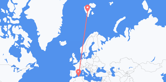 Algeria to Svalbard & Jan Mayen