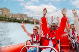 Snelle RIB-boottocht op de Thames in Londen