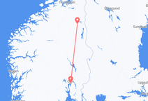 Flyreiser fra Røros, Norge til Oslo, Norge