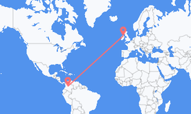 Flights from Colombia to Northern Ireland