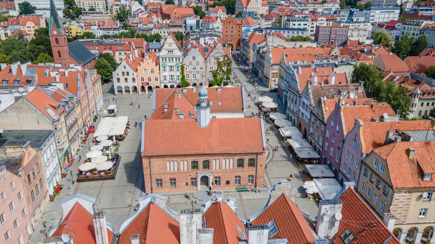 Olsztyn Old Town Summer View